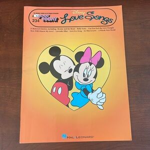 Disney Love Songs Music Book
